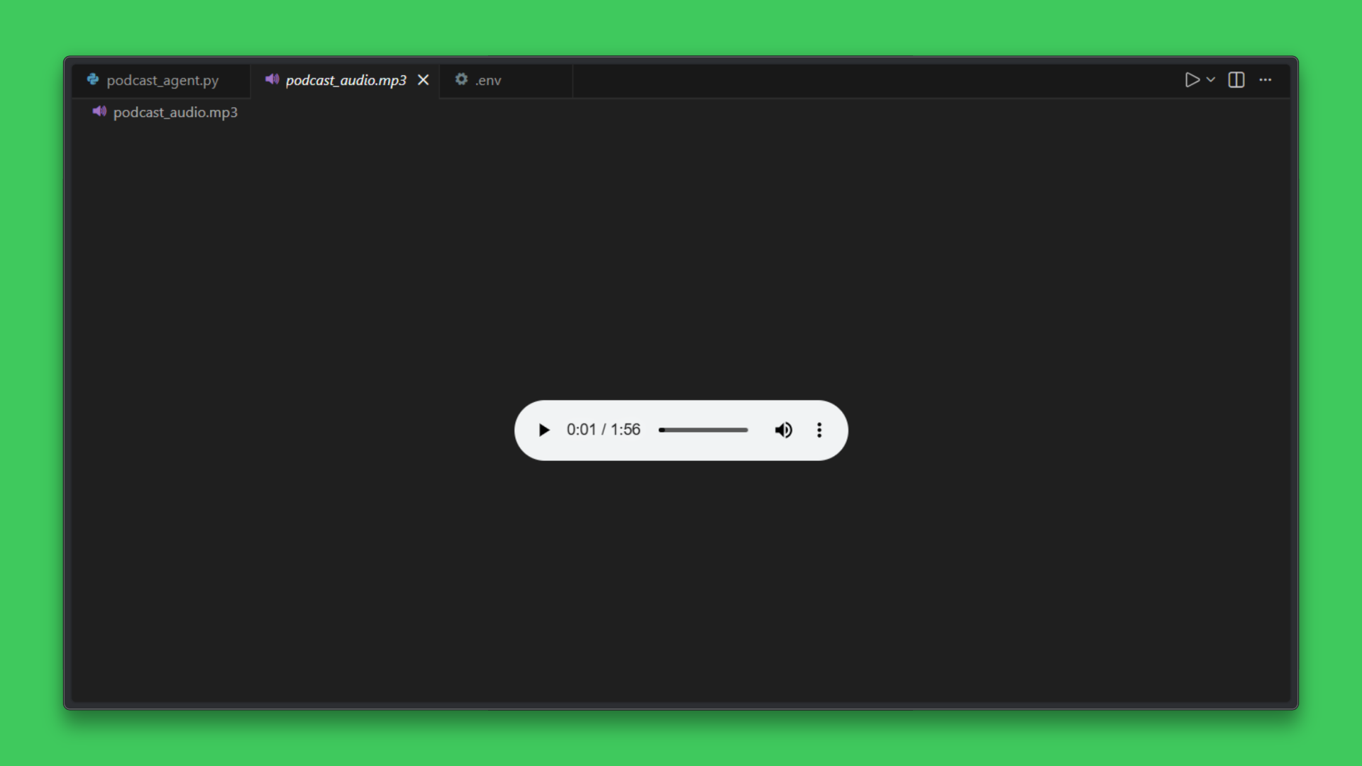 MP3 output confirmation 2