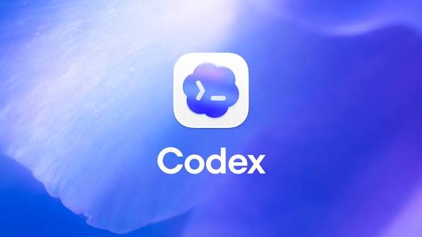 Codex app icon on a blue gradient background
